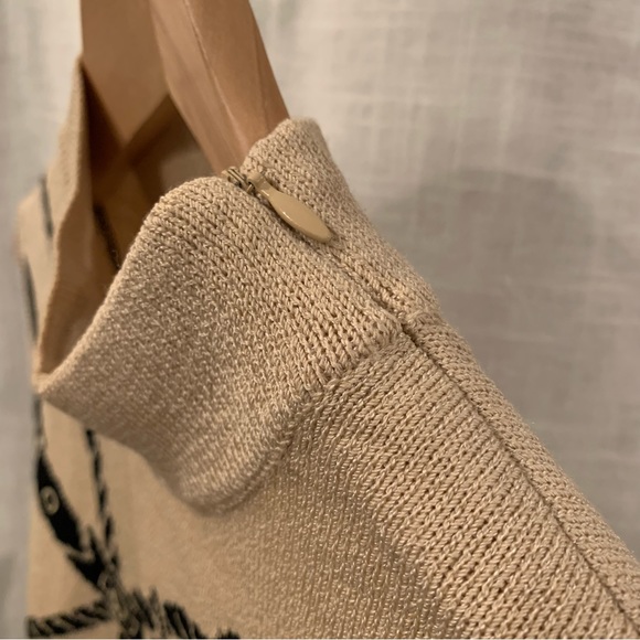 ST. JOHN cream mock tank size medium - Picture 5 of 7